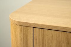 Modernes TV-Board VALHALLA WOOD 160cm natur Eichenholz Lowboard mit Stauraum