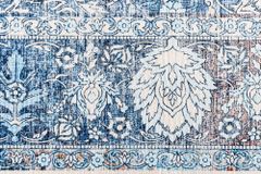 Vintage Teppich HERITAGE 230x160cm blau beige rot Flachgewebe Muster