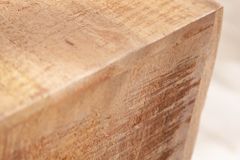 Handgearbeiteter Beistelltisch S 60cm Mango Massivholz mit Ablage variabel stellbar