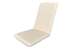 Outdoor Sitzkissen COMFORT LINE 50x122cm beige für Hochlehner-Stuhl Polsterauflage