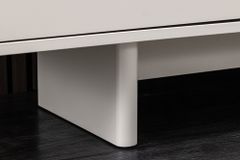 Design Sideboard SAVOY 180cm kaschmir weiß Marmor Keramik mit Stauraum und 3D-Front