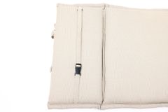 Outdoor Kissen ROG 58x196cm beige Polster-Auflage für Gartenliege