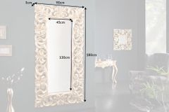 Eleganter Wandspiegel VENICE 180x90cm gold antik Barockstil
