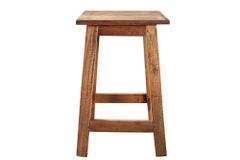 Massivholz Hocker JAKARTA 50cm recycelt Beistelltisch Sitzhocker
