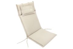 Outdoor Kissen ROG 46x119cm beige Sitzkissen Polster-Auflage für Hochlehner
