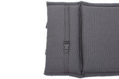 Outdoor Kissen ROG 45x186cm anthrazit Sitzkissen Polster-Auflage für Deckchair