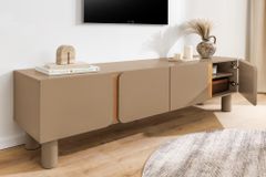 TV-Lowboard COSMO 180cm greige Eiche Soft Close Stauraum