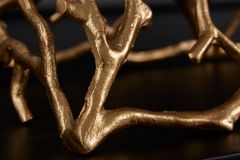Eleganter Kerzenhalter ABSTRACT 60cm gold für 4 Kerzen