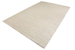 Design Teppich WOOL XXL 350x240cm hellbeige aus Wolle