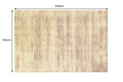 Moderner Teppich SOFT TOUCH 230x160cm senfgelb gold Kurzflor Indoor-Teppich