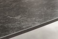 Design Couchtisch OSAKA 110cm anthrazit Keramik schwarz Metall mit Sterngestell