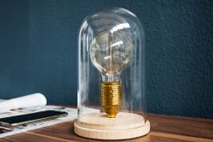 Industrial Tischlampe EDISON 22cm Glühbirne Tischleuchte