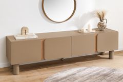 TV-Lowboard COSMO 180cm greige Eiche Soft Close Stauraum