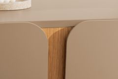 Sideboard COSMO 180cm greige Eiche Soft Close Stauraum