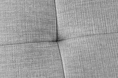 Moderner Hocker ROYAL 120cm grau Veloursstoff Federkern Sitzhocker