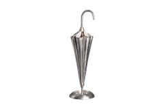 Eleganter Schirmständer UMBRELLA 91cm silber Aluminium für 6 Schirme