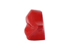 Glamouröse Deko-Figur DISCO LIP 45cm rot Glas-Mosaik-Design handmade