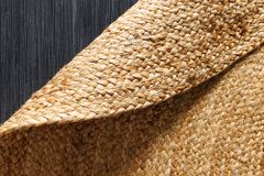 Ovaler Teppich PURE NATURE 230x160cm Jute handgewebt Flachgewebe
