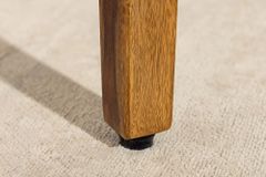Massiver Stuhl MAKASSAR braun stone finish Sheeshamholz braun Microfaserstoff