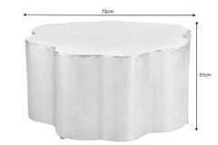 Design Couchtisch ORGANIC ORIENT 75cm gold Handarbeit