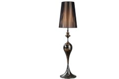 Edle Design Stehlampe LUCIE 160cm schwarz Barock Stil Stehleuchte