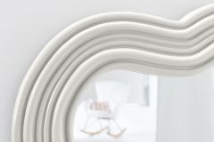 Design Wandspiegel ALICE II 100cm weiß
