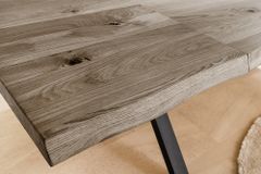 2er Set Ansteckplatten WILD OAK 50cm smoke finish Wildeiche Verlängerung Baumkante