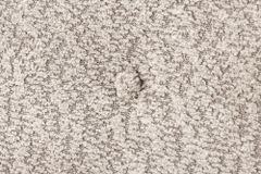 Design XL Sessel AMSTERDAM greige Bouclé schwarze Metallbeine Retro Stil