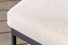 Outdoor Lounge Sitzgruppe MOBILE MODULAR 240cm anthrazit greige inkl. Kissen
