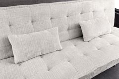 Modernes Schlafsofa JAZZ 190cm champagner beige Chenille 3-Sitzer Couch