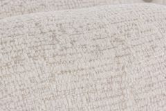 Moderner Hocker CLOUD 100cm beige Bouclé Tweed Soft Federkern Fußhocker Sitzhocker