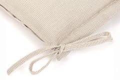Outdoor Kissen ROG 46x48cm beige Sitzkissen Polster-Auflage für Gartenstuhl
