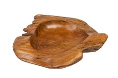 Massive Schale NATURE ROOT 50cm natur Teakholz Wurzelholz