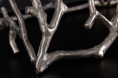 Eleganter Kerzenhalter ABSTRACT 60cm silber für 4 Kerzen