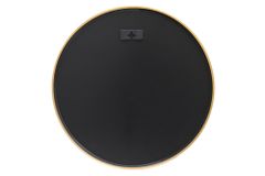 Runder Wandspiegel PORTRAIT 40cm gold mit Metallrahmen