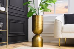 Moderne Vase SANDGLASS XL 70cm messing Eisen handmade beidseitig nutzbar
