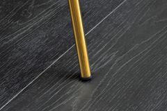 Design Stuhl NOBLESSE champagner beige Samt golden verchromtes Metallgestell