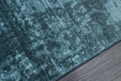 Moderner Teppich SOFT TOUCH 230x160cm blau Kurzflor Indoor-Teppich