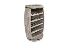 Authentisches Weinregal BODEGA 80cm natur Pinie Weinfass Shabby Chic