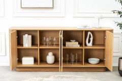 Modernes Sideboard VALHALLA WOOD 180cm natur Eichenholz Kommode