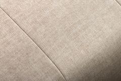 Design Schlafsofa DIVANI 220cm champagner beige Samt 3-Sitzer mit Bettfunktion Walnuss-Füße