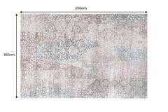 Moderner Teppich LEGENDS 230x160cm multicolor Kurzflor Indoor-Teppich