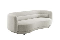 Design Sofa GATSBY 230cm beige Chenille Federkern 3-Sitzer Couch Rundum-Bezug