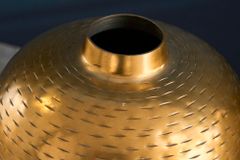 Elegantes Vasen 2er Set ORIENTAL 32cm gold im Rice Hammerschlag Design