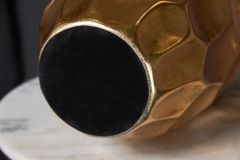 Elegante Vase ORGANIC ORIENT 45cm gold Hammerschlag Design