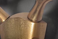 Moderne Wanddekoration VEADO 100cm gold Hirschgeweih