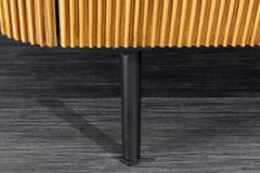Design TV-Board VENEZIANO 160cm messing grün Marmorplatte Mangoholz Retro
