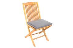 Outdoor Kissen ROG 40x42cm taupe Sitzkissen Polster-Auflage für Gartenstuhl