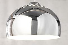 Designer Hängelampe CHROME BALL 32cm chrom Pendelleuchte Modern Design