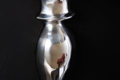 Barocke Wandkonsole SCALA 60cm silber Aluminium Wandregal